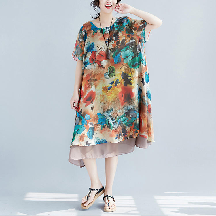 OEM Loose Nice Dress With A Pocket